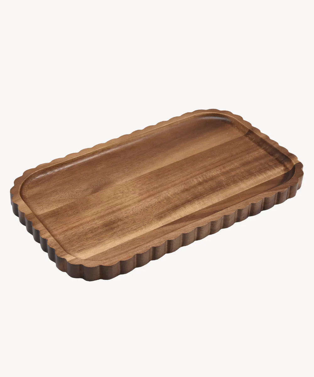 Acacia Wave Serving Board | 34 x 20 CM