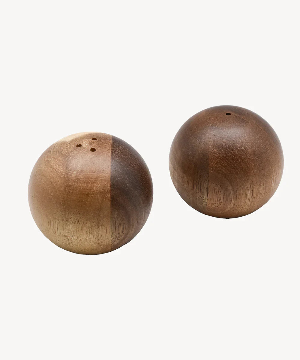 Acacia Salt &amp; Pepper Shakers